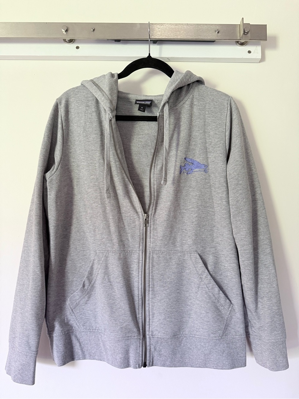 Patagonia Gray Zip-Up Hoodie
